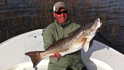 big red fish caught on Hilton Head fishing charter