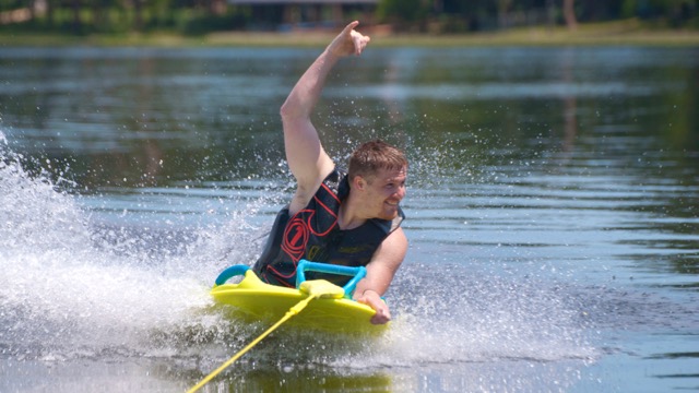 What is kneeboarding?